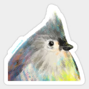 Tufted Titmouse Bird Sticker